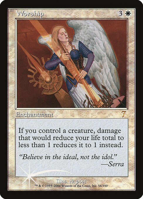 7ED: Worship (Foil)