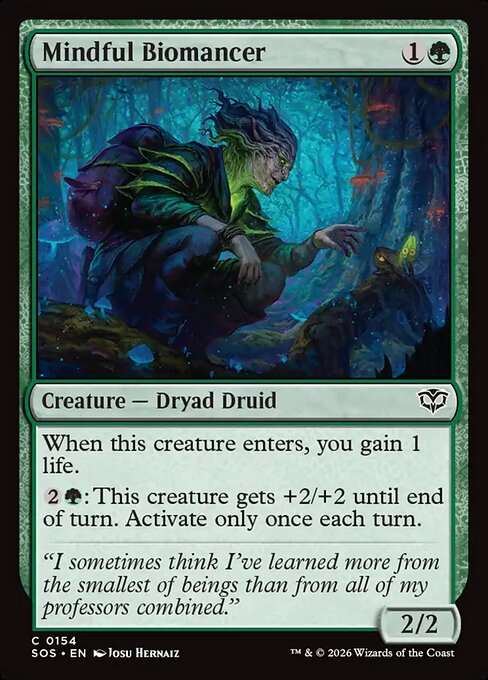 SOS: Mindful Biomancer (Foil)