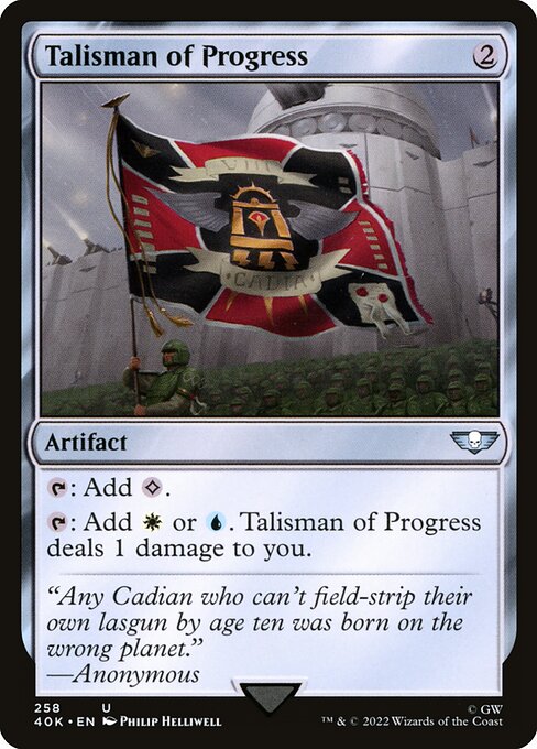 40K: Talisman of Progress