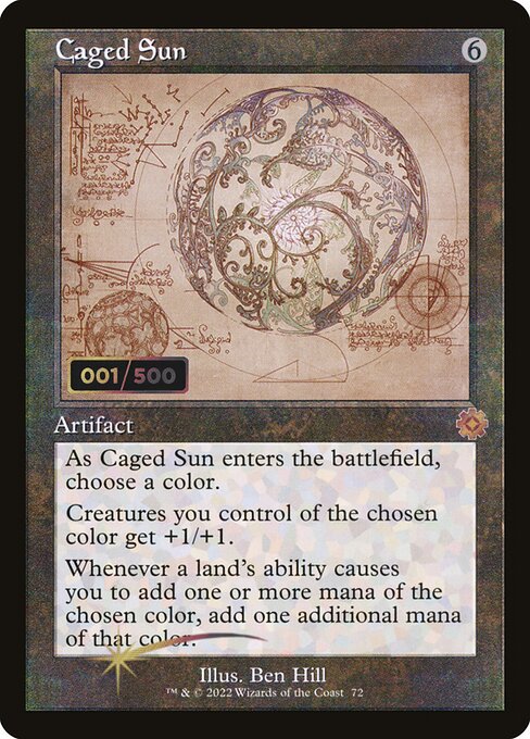 BRR: Caged Sun (Schematic) (Serial Numbered) (Foil)