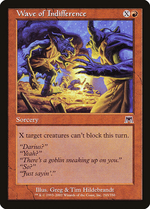 ONS: Wave of Indifference (Foil)