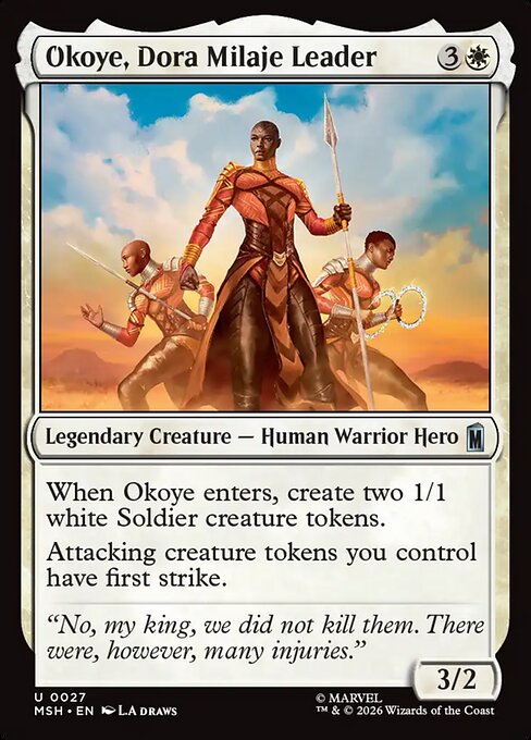 MSH: Okoye, Dora Milaje Leader