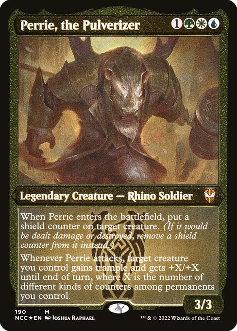 NCC: Perrie, the Pulverizer (Display Commander) - Thick Stock