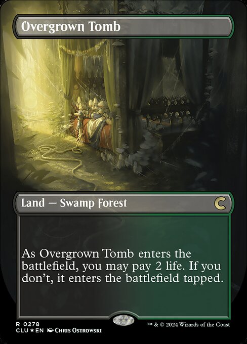 CLU: Overgrown Tomb (Borderless) (Foil)