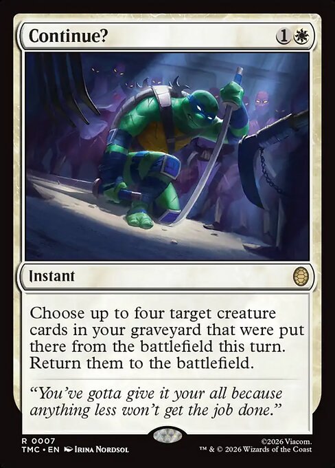 TMC: Continue?