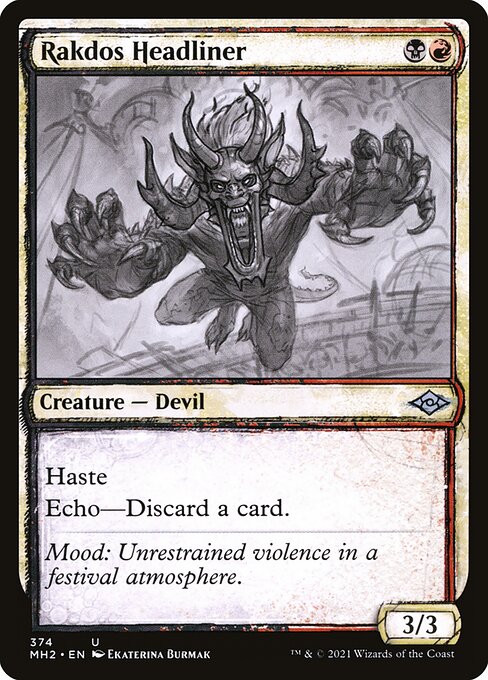 MH2: Rakdos Headliner (Showcase) (Foil)