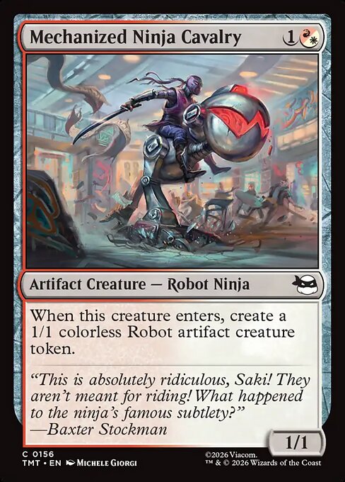 TMT: Mechanized Ninja Cavalry
