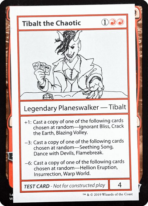 CMB2: Tibalt the Chaotic (No PW Symbol)