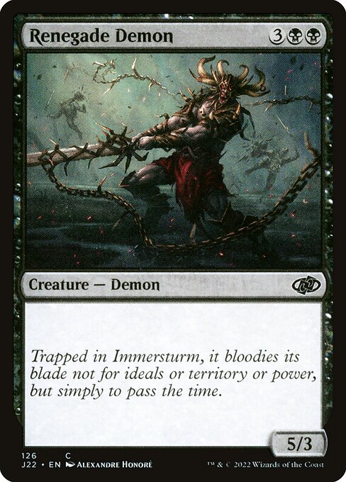 J22: Renegade Demon