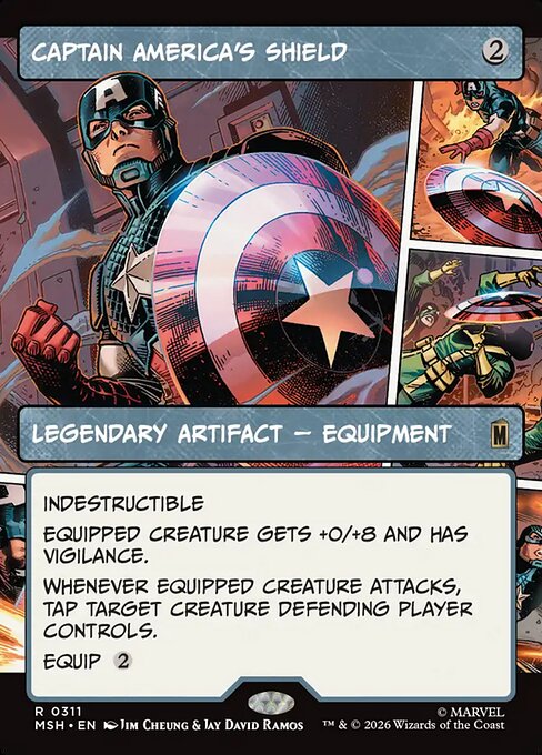 MSH: Captain America's Shield (Borderless) (0311)