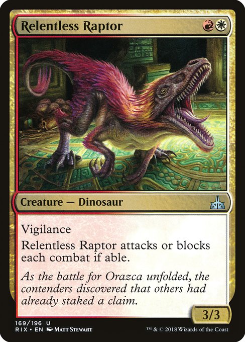 RIX: Relentless Raptor (Foil)