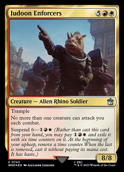 WHO: Judoon Enforcers (Surge Foil)
