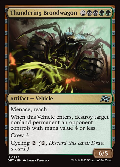 DFT: Thundering Broodwagon