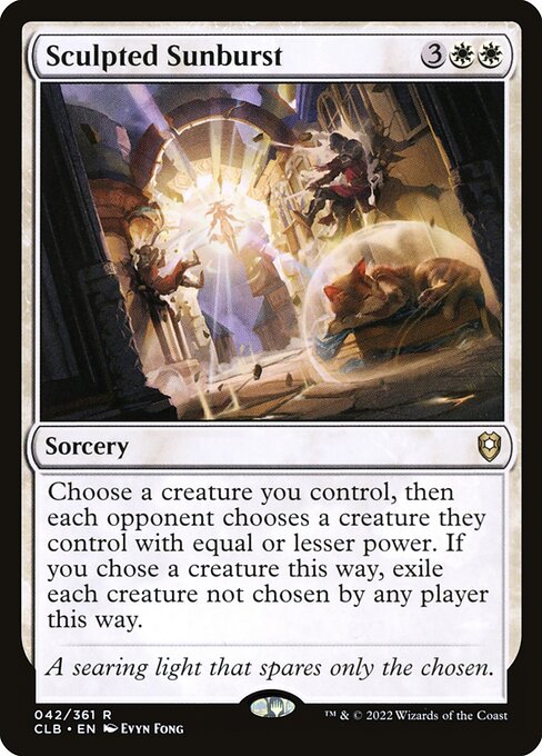 CLB: Sculpted Sunburst (Foil)