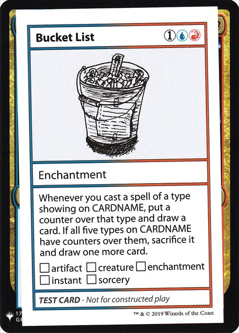 CMB1: Bucket List