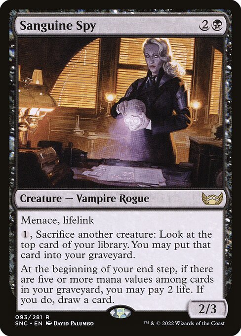 SNC: Sanguine Spy