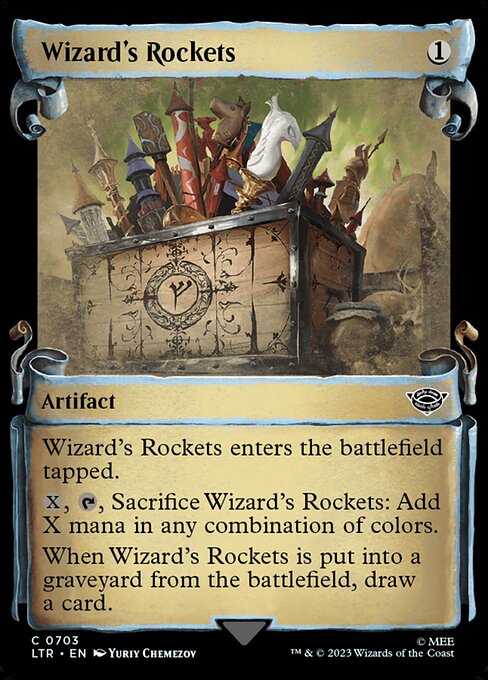 LTR: Wizard's Rockets (Showcase Scrolls) (Foil)
