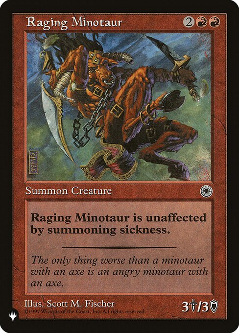 PLST: Raging Minotaur