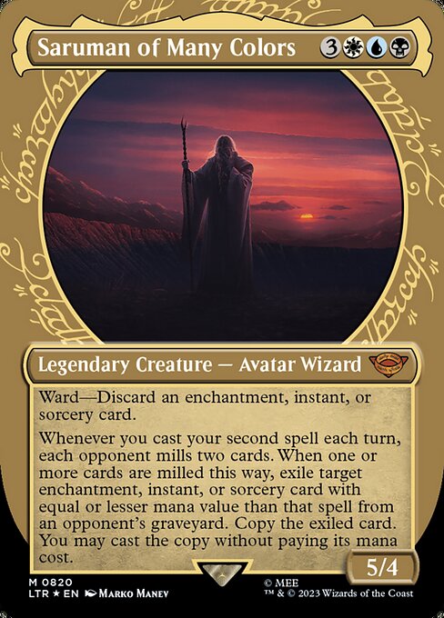 LTR: Saruman of Many Colors (Showcase) (Surge Foil)