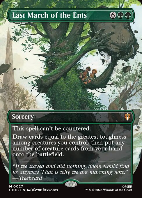 HOC: Last March of the Ents (Borderless) (Foil)
