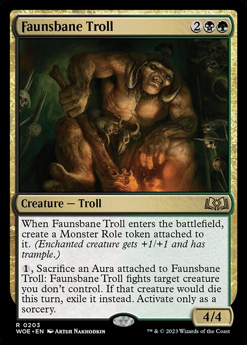 WOE: Faunsbane Troll (Foil)