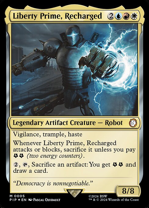 PIP: Liberty Prime, Recharged (Foil)