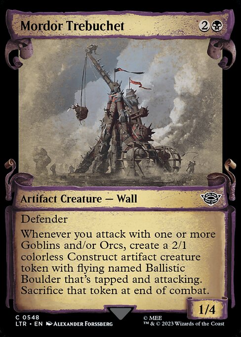 LTR: Mordor Trebuchet (Showcase Scrolls)
