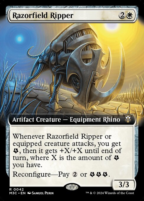 M3C: Razorfield Ripper (Extended Art) (Foil)