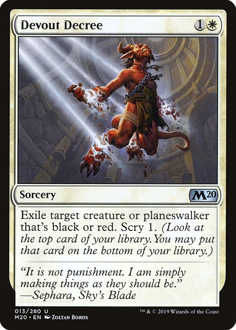 M20: Devout Decree (Foil)