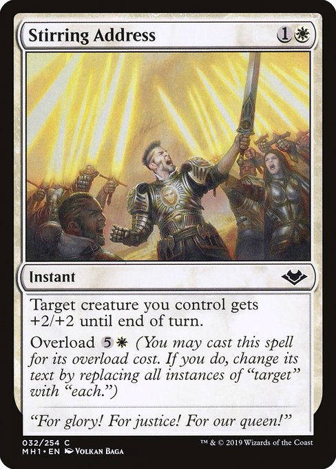 MH1: Stirring Address (Foil)