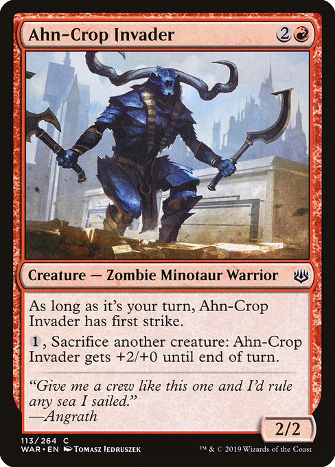 WAR: Ahn-Crop Invader (Foil)