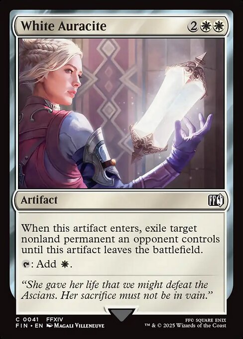 FIN: White Auracite (Foil)