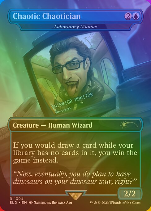 SLD: Chaotic Chaotician - Laboratory Maniac (Rainbow Foil)
