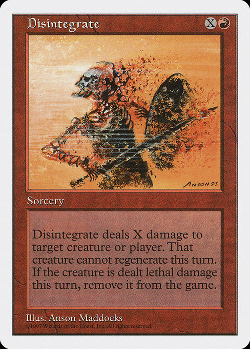 5ED: Disintegrate