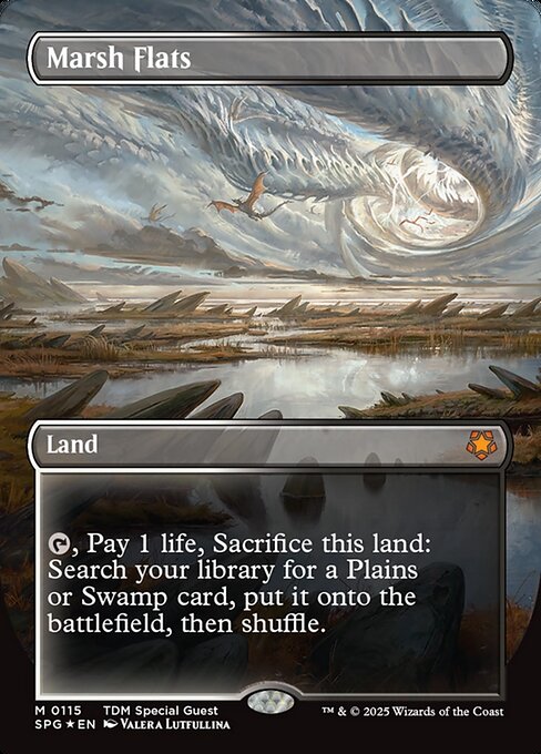 SPG: Marsh Flats (Borderless) (Dragonscale Foil)