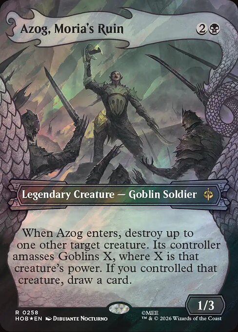 HOB: Azog, Moria's Ruin (Showcase) (Surge Foil)