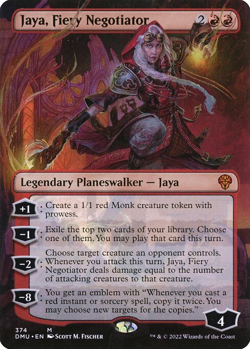 DMU: Jaya, Fiery Negotiator (Borderless) (Foil)