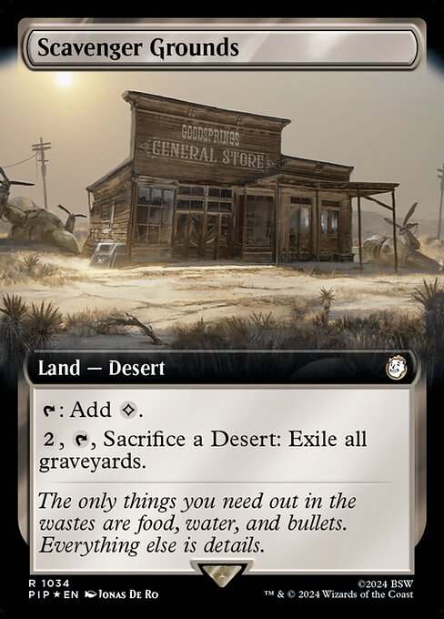 PIP: Scavenger Grounds (Extended Art) (Surge Foil)