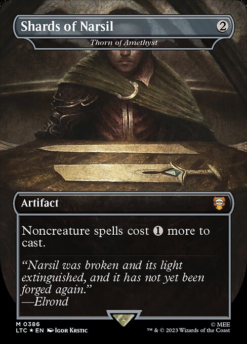 LTC: Shards of Narsil - Thorn of Amethyst (Surge Foil)