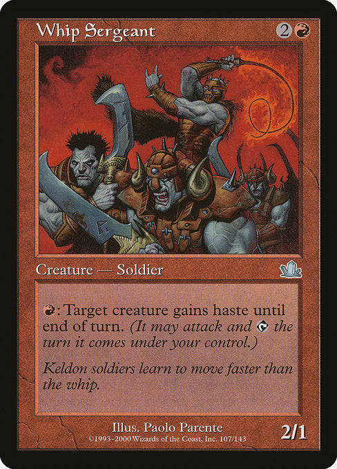 PCY: Whip Sergeant (Foil)