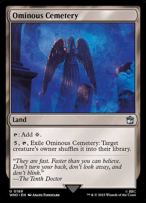 WHO: Ominous Cemetery (Foil)