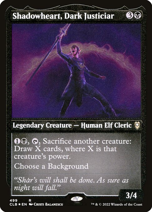CLB: Shadowheart, Dark Justiciar (Foil Etched)
