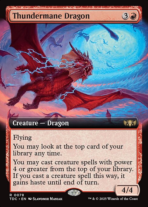 TDC: Thundermane Dragon (Extended Art)