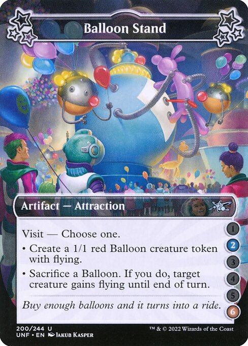 UNF: Balloon Stand (2-6) (Foil)