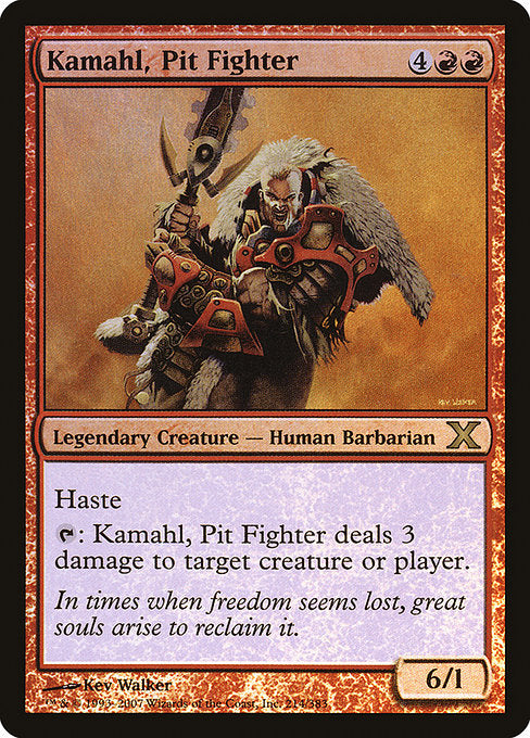 10E: Kamahl, Pit Fighter (Foil)