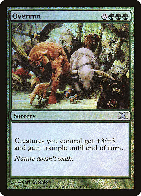 10E: Overrun (Foil)
