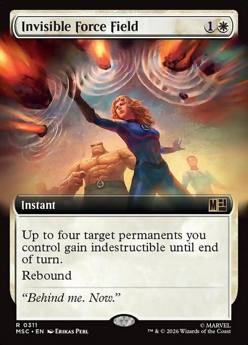 MSC: Invisible Force Field (Extended Art)