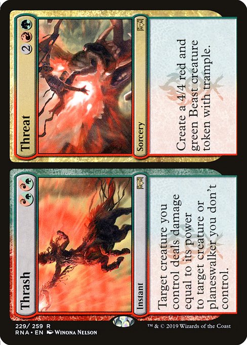 RNA: Thrash // Threat (Foil)