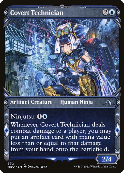NEO: Covert Technician (Showcase) (Foil)