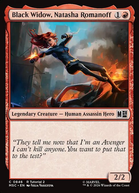 MSC: Black Widow, Natasha Romanoff (0846)